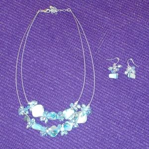 Necklace and earring set